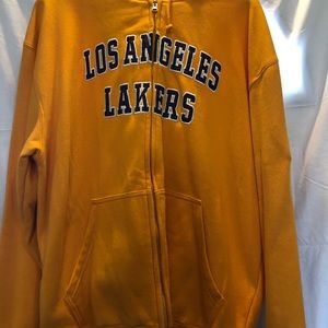 NBA Los Angeles Lakers jacket with hoodie.